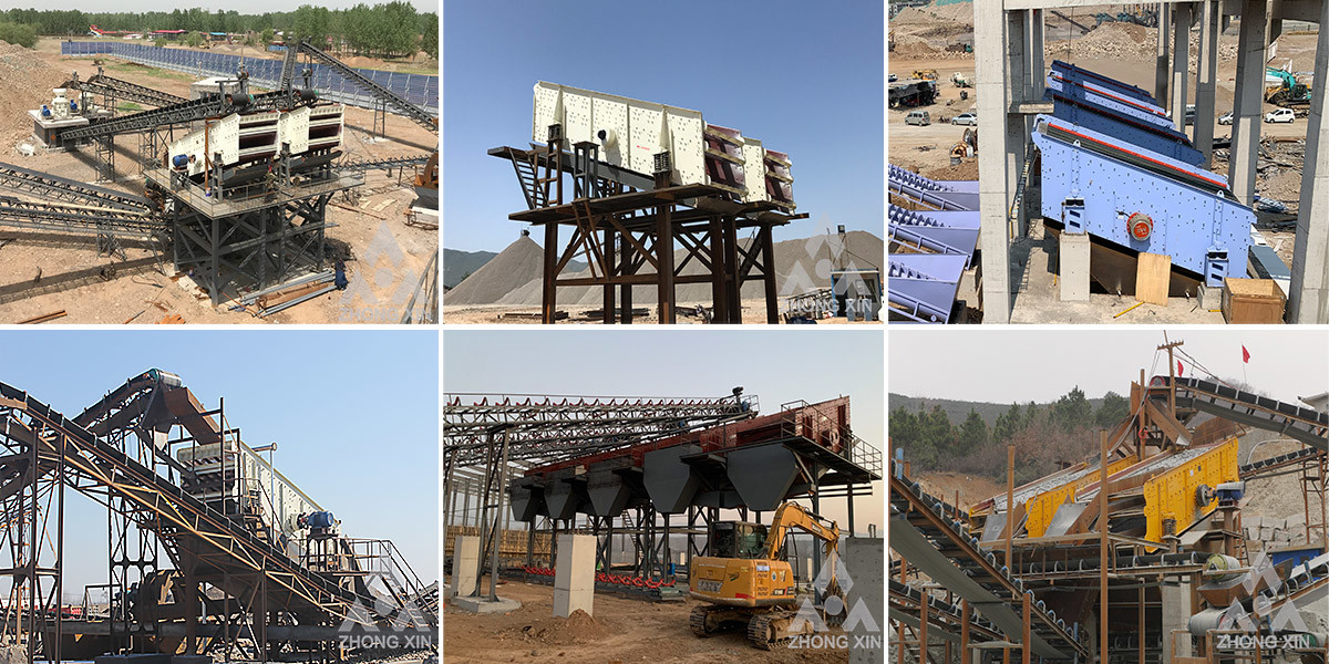 High Efficiency Circular Vibrating Screen Vibrating Screen Mesh Price For Sale