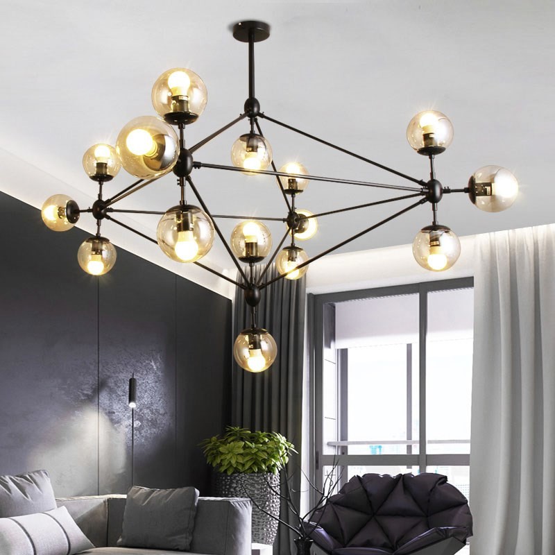 Industrial frosted glass pendant lights for Indoor home Living room Kitchen Lights (WH-VP-26)