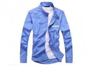China Fine Craftsmanship Teen School Uniform , School Uniform Blue Shirts For Kids on sale