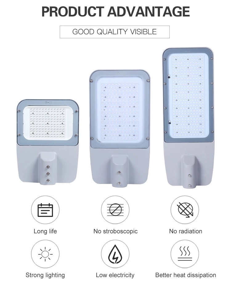 IP66 Waterproof LED Street Lights 60w 90w 100w 120w 150w With Drive Switch
