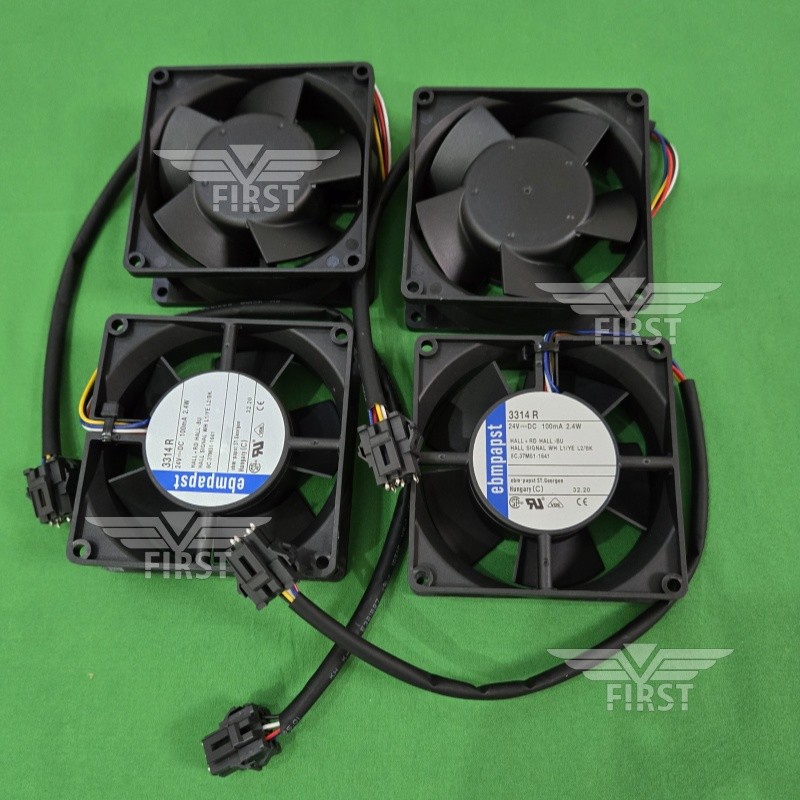 Black Original New Man Roland Spare Parts Roland 700 Fan 24V For Roland 700 Fan