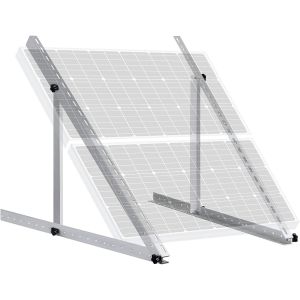 Solar Module Applicable Adjustable PV Triangle Brackets for Open Field