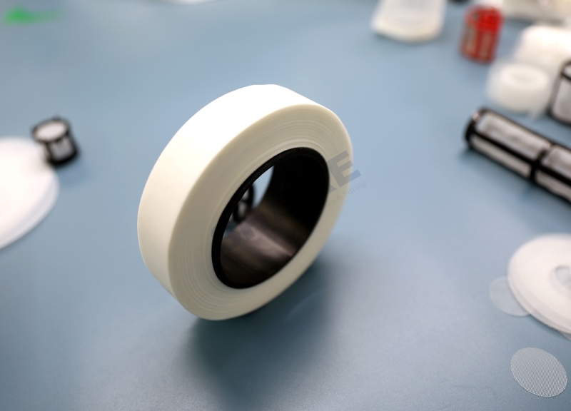 slitted filter mesh ribbon