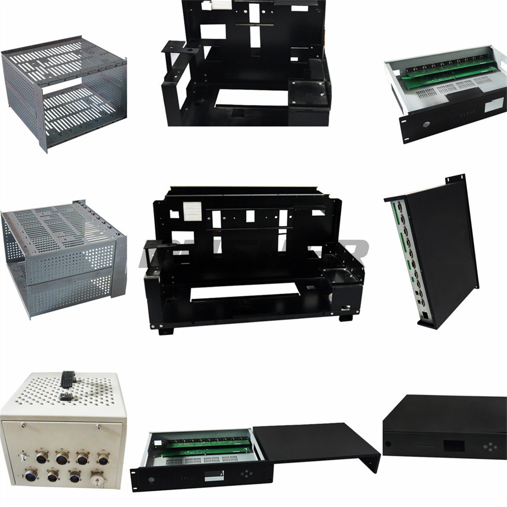 CNC Sheet Metal Punching Parts Machinery Box Machining Cabinet Powder Coating Machining Shell
