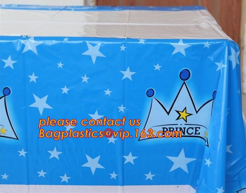 WHOLESALE DISPOSABLE PE PRINTED POLKA DOTS PARTY TABLE CLOTH, TABLE COVER,1PCS/BAG,600BAGS/CTN,SEASONAL PACKAGING TPU EV