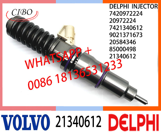 Common Fuel Diesel Injector 21340612 7420972224 20972224 7421340612 20584346 85000498 E3.18 for VOL MD13 HIGH POWER