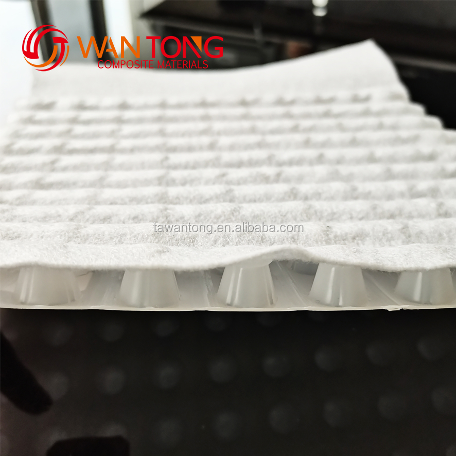 10mm 20mm 30mm Drainage Cell Board Plastic Sheet Dimple Drain Plate Mat for Landscape
