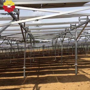 Ground Mounted Solar Module Mounting Structure Snow Load 1.5KN/m2 and Wind Load
