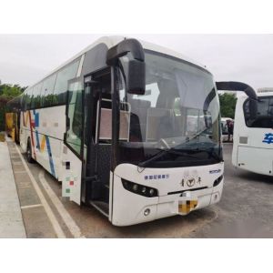 China YOUNGMAN JNP6108 39 Seats WP 199kw Rear Engine Bus Used Passenger Bus Airbag Chassis Left Steering Leather Seats on sale