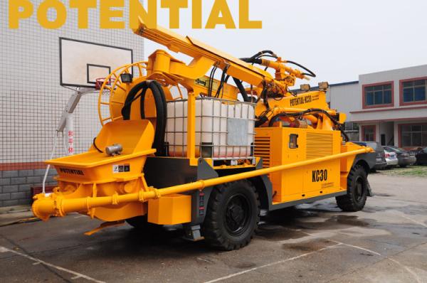 KC3019 Robotic Shotcrete Machine Diesel And Motor Power Screw Type Air