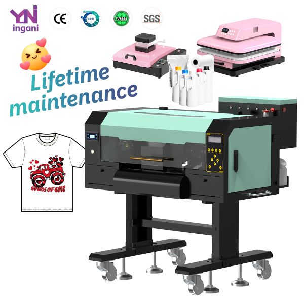 Quality Ingani XP600 / I1600 DTF Printer A3 PET Film Printer T-shirt With Shaking Powder Machine Optional 13 Printer DTF Shaker for sale