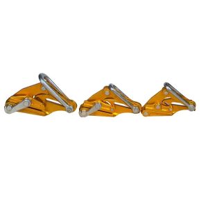 Gold Color Tightening Overhead Line Tools , Power Construction Wire Grip Clamp