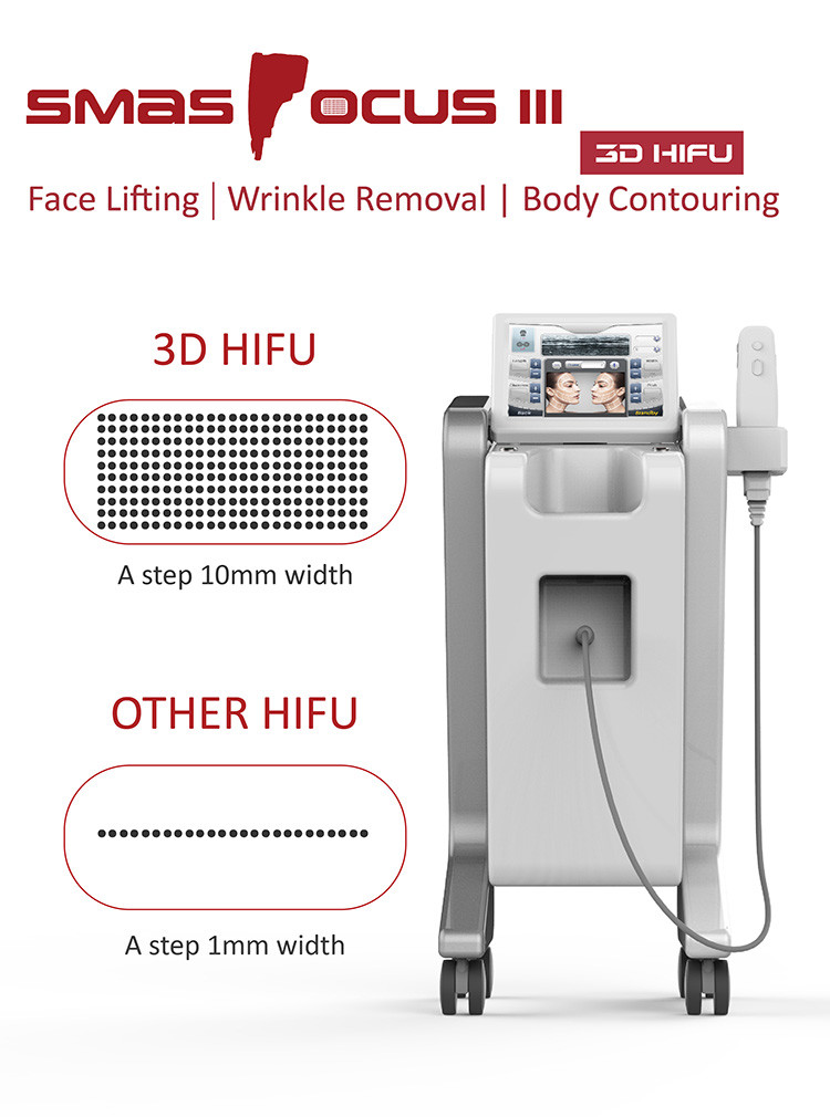 Hifu Cartridge 20000 Shots Korea 3D Hifu 8 Cartridges With 1-11 Lines Face Body Lifting Machine Price