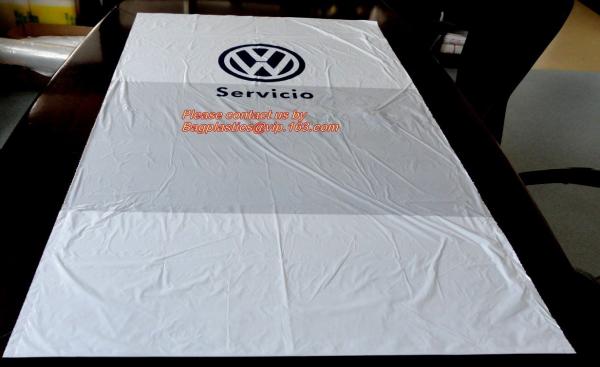 Interior Protection 130*80cm Plastic Car Seat Covers Disposable Car Seat Covers