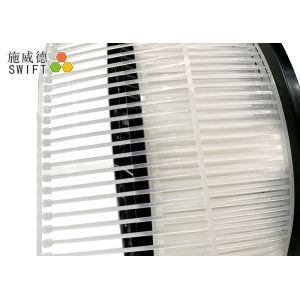 Straight Self Locking Cable Ties , Nylon Zip Ties 4 Inch Length With No Flash