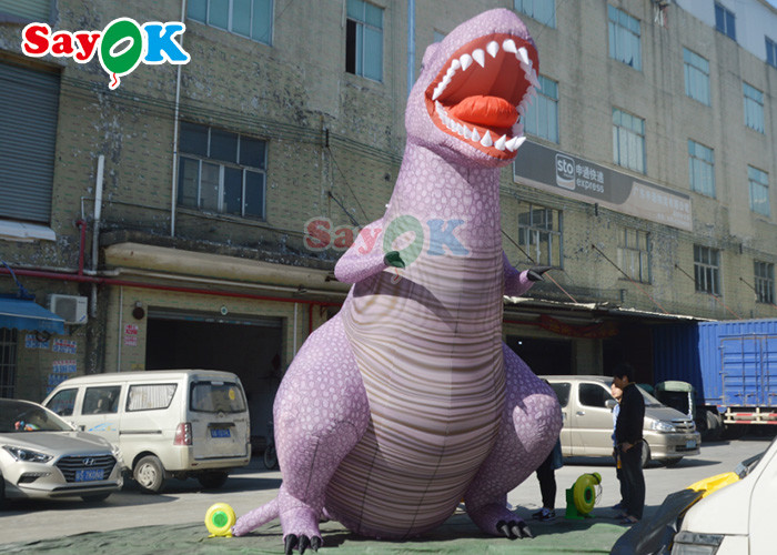 Large Size 5m Inflatable Tyrannosaurus Rex Dinosaur Full Printing