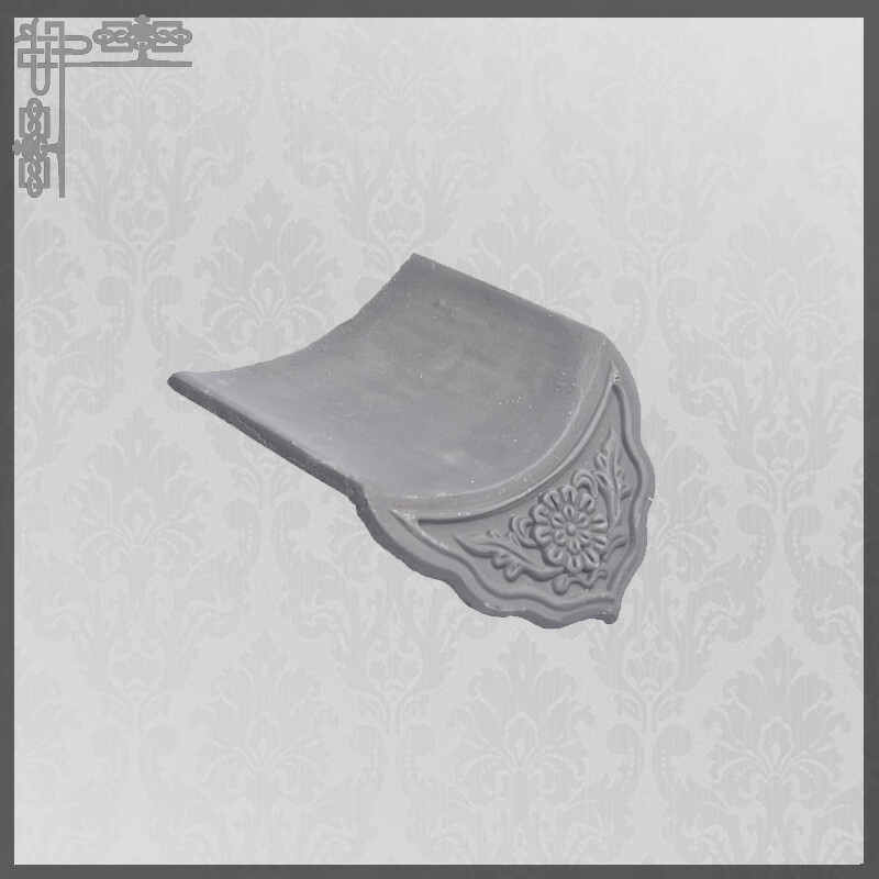 Antique Japanese Clay Roof Tiles