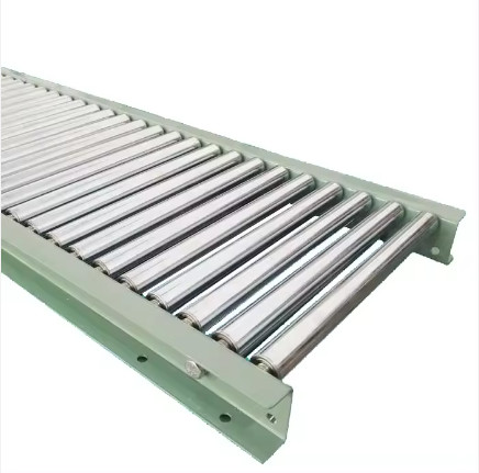 Carbon Steel Roller Conveyor Assembly Line Loading And Unloading