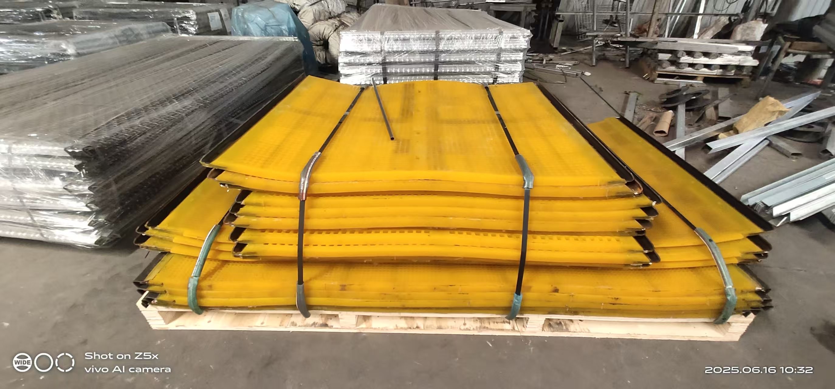Impact Resistance Polyurethane Screen Mats Different Color For Construction