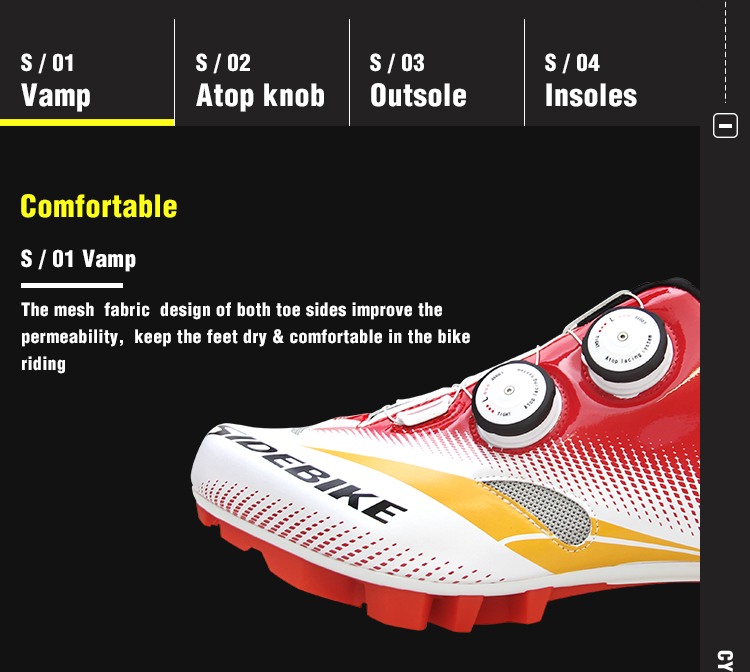 Breathable Mens MTB Cycling Shoes , Mountain Bike Footwear OEM Customized