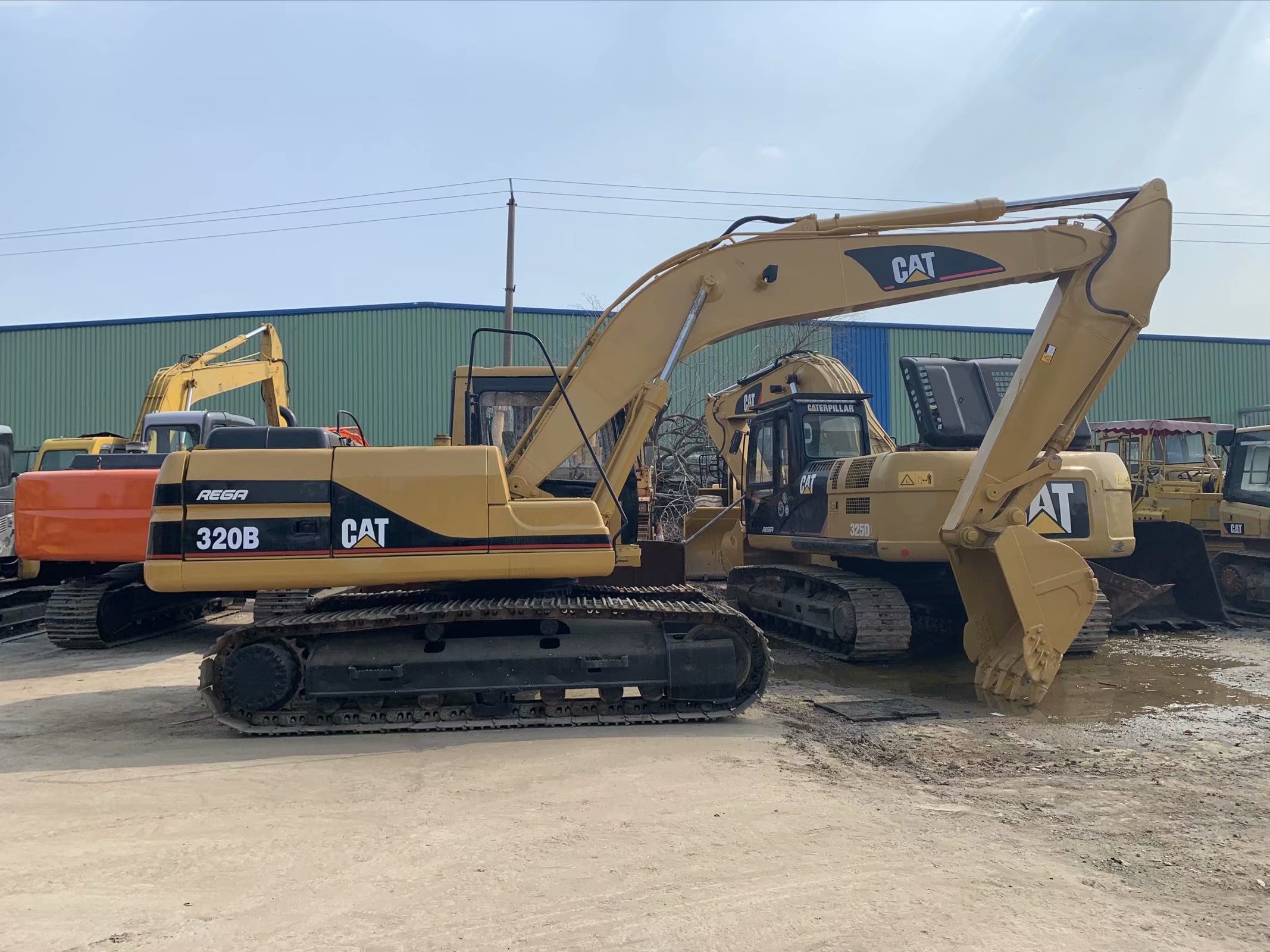 High Strength 320B Used CAT Excavator Safety Operation 20 Tons Excavator