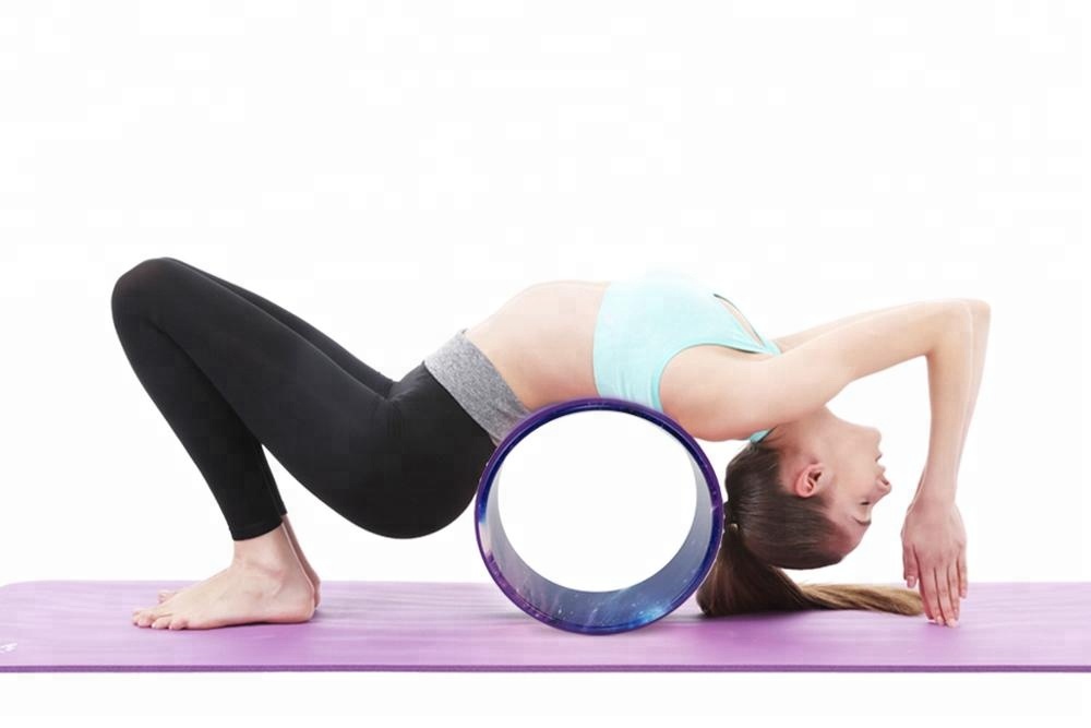 5.12in High Density Extra Large Yoga Wheel Back Crack Ore Training Exercise