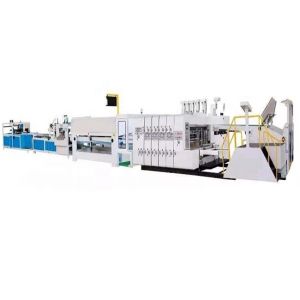 Corrugated Case Printing Slotting Die Cutting Machine Flexo Printer Folder Gluer