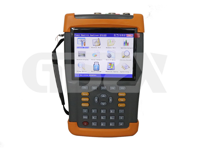 Large LCD Display Power Quality Analyzer 45 - 55Hz Frequency Range With USB Connector
