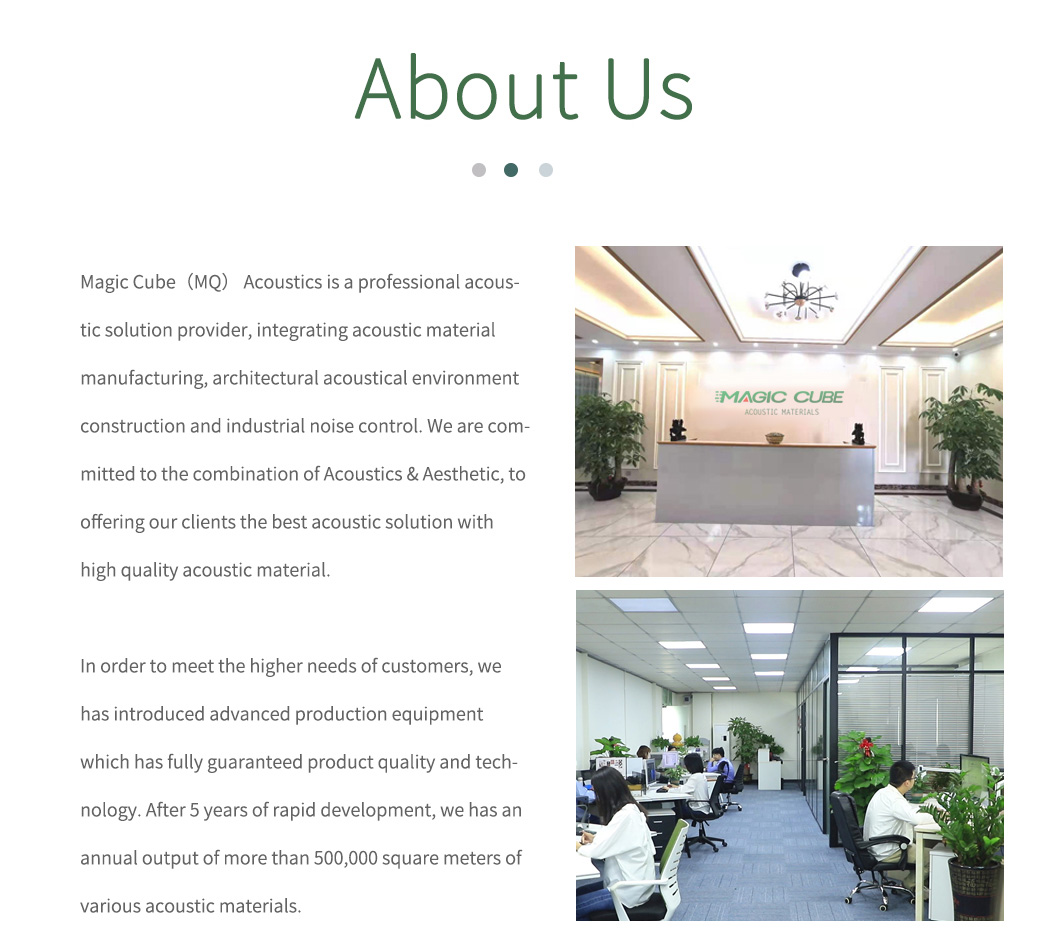 Interior Decoration Polyester Fiber Acoustic Panel For Meeting Room