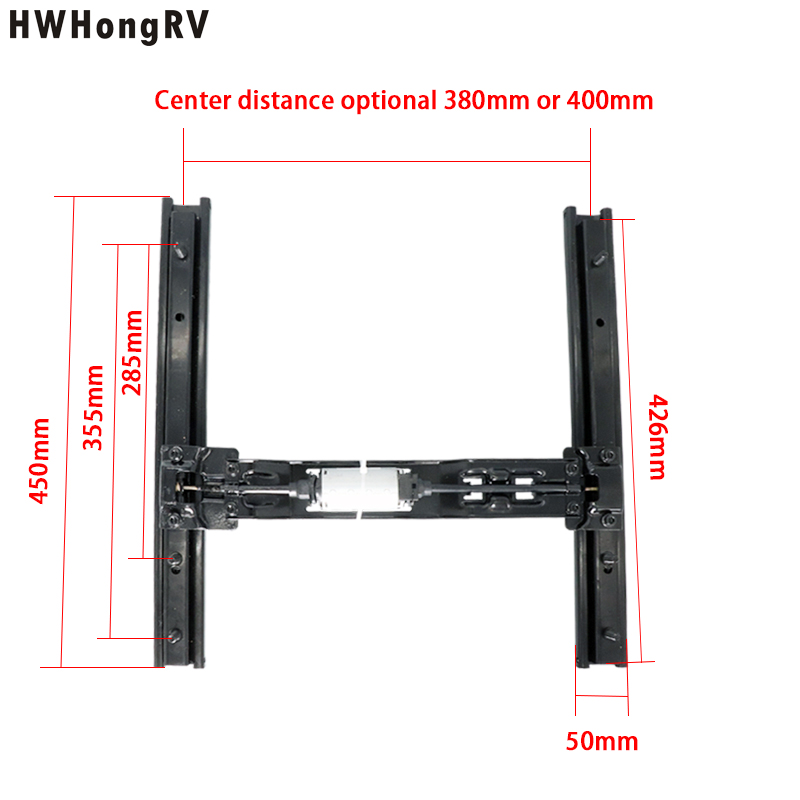 RV car slides seat rails power adjustable car seat electrical slider seating electrical rails
