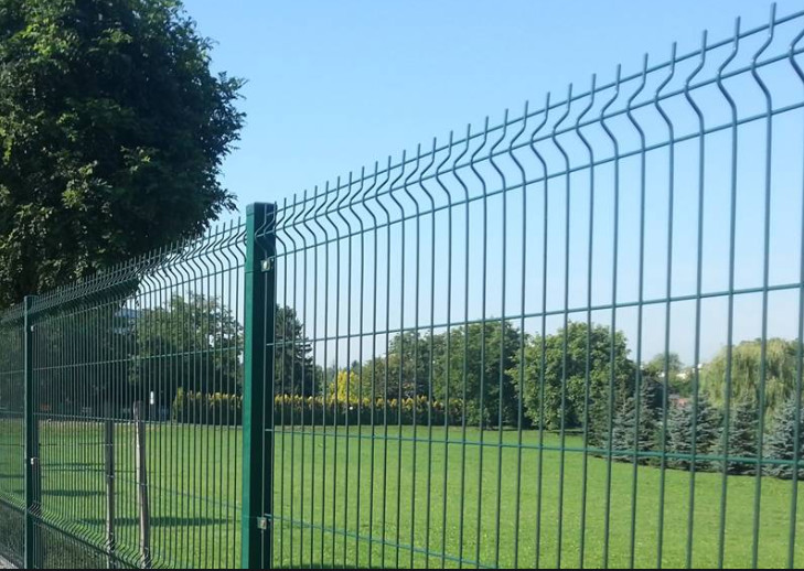 Welded 3d 1.8x3.0m Triangle Fence Panel Anti Corrosion