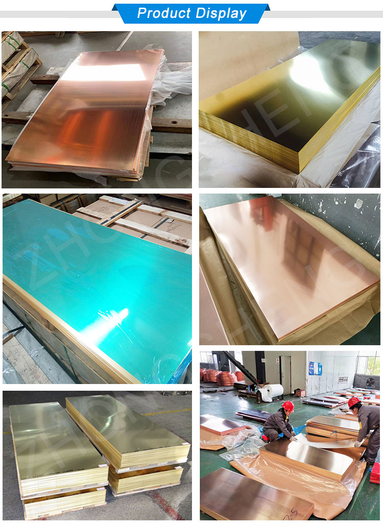 8 x 4 Feet 5mm Copper Sheet Non-Alloy Plate with Top Selling ASTM B171 C70600