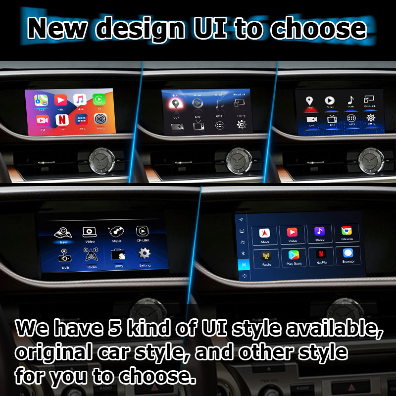 Lexus ES300h ES350 ES250 ES200 Android video interface 8+128GB Qualcomm base support carplay android auto