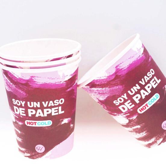 10oz 360ml Single Wall Paper Cup Plastic Free Coated Cola Disposable Cups For