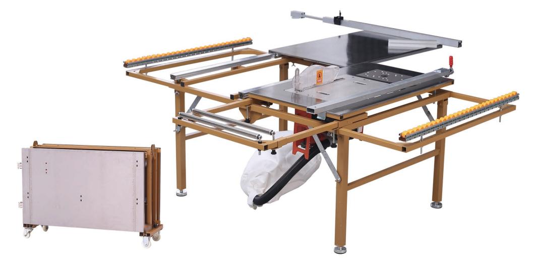 90 KG Weight VERTICAL Style Portable Sliding Table Saw Machine for Wood Cutting Panel