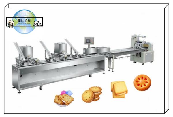 PD250-PD1000 Sandwich Biscuit Processing Line Equipment, Automatic Sandwich