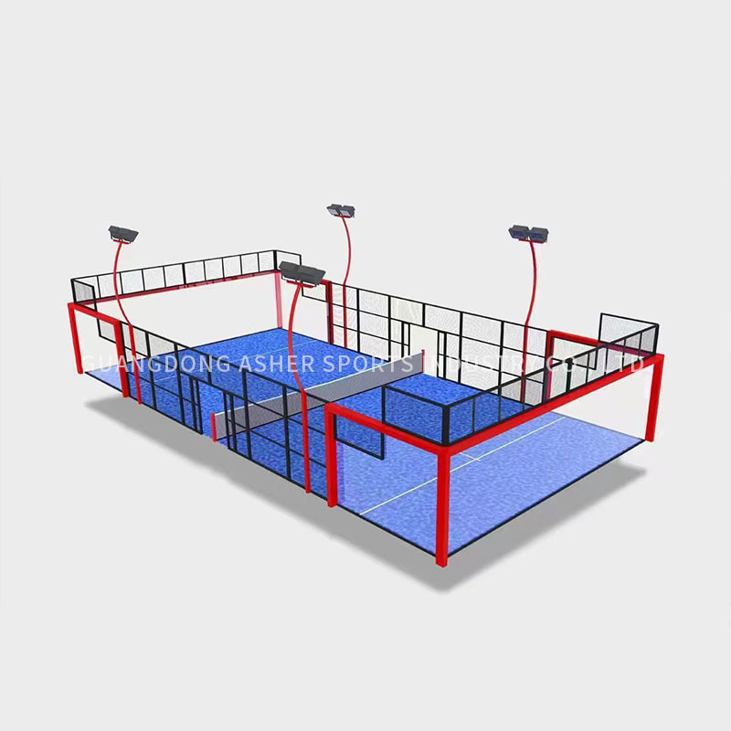 Wheelchair Accessible Padel Tennis Courts Fields Type With PE Fence