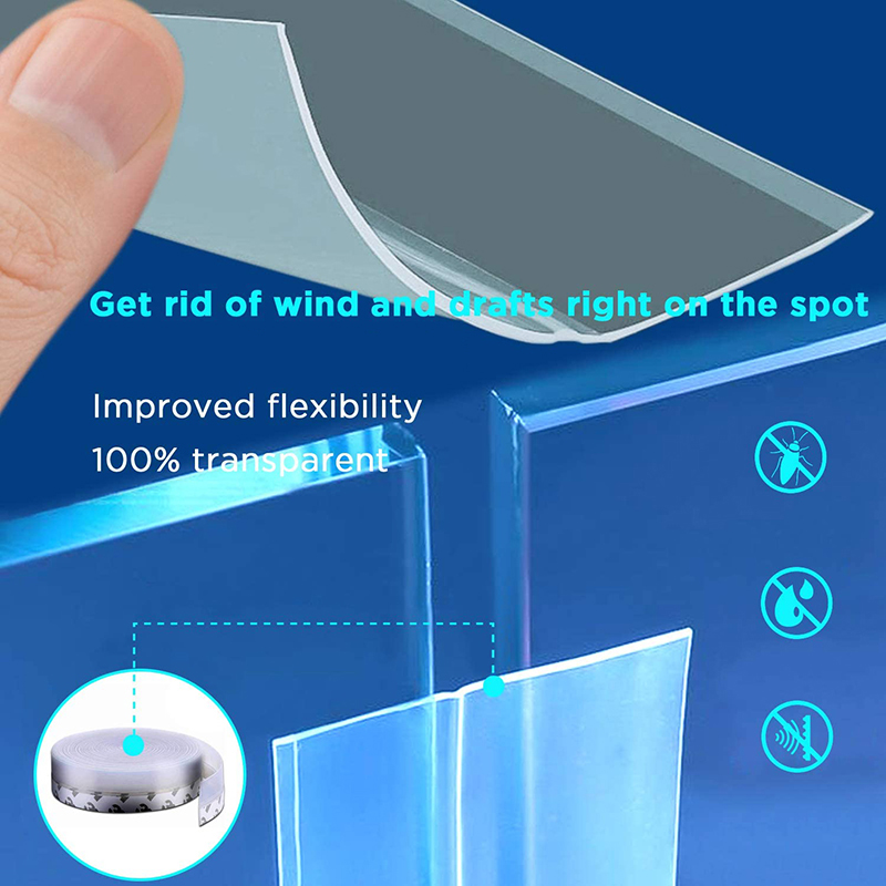 Self Adhesive Door And Window Seal Strip Dustproof Insectproof Soundproof