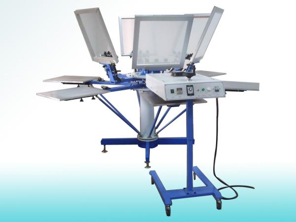 Screen printing carousels