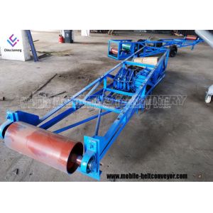 Portable High Capacity Mobile Conveyor Belt System With Adjust Height