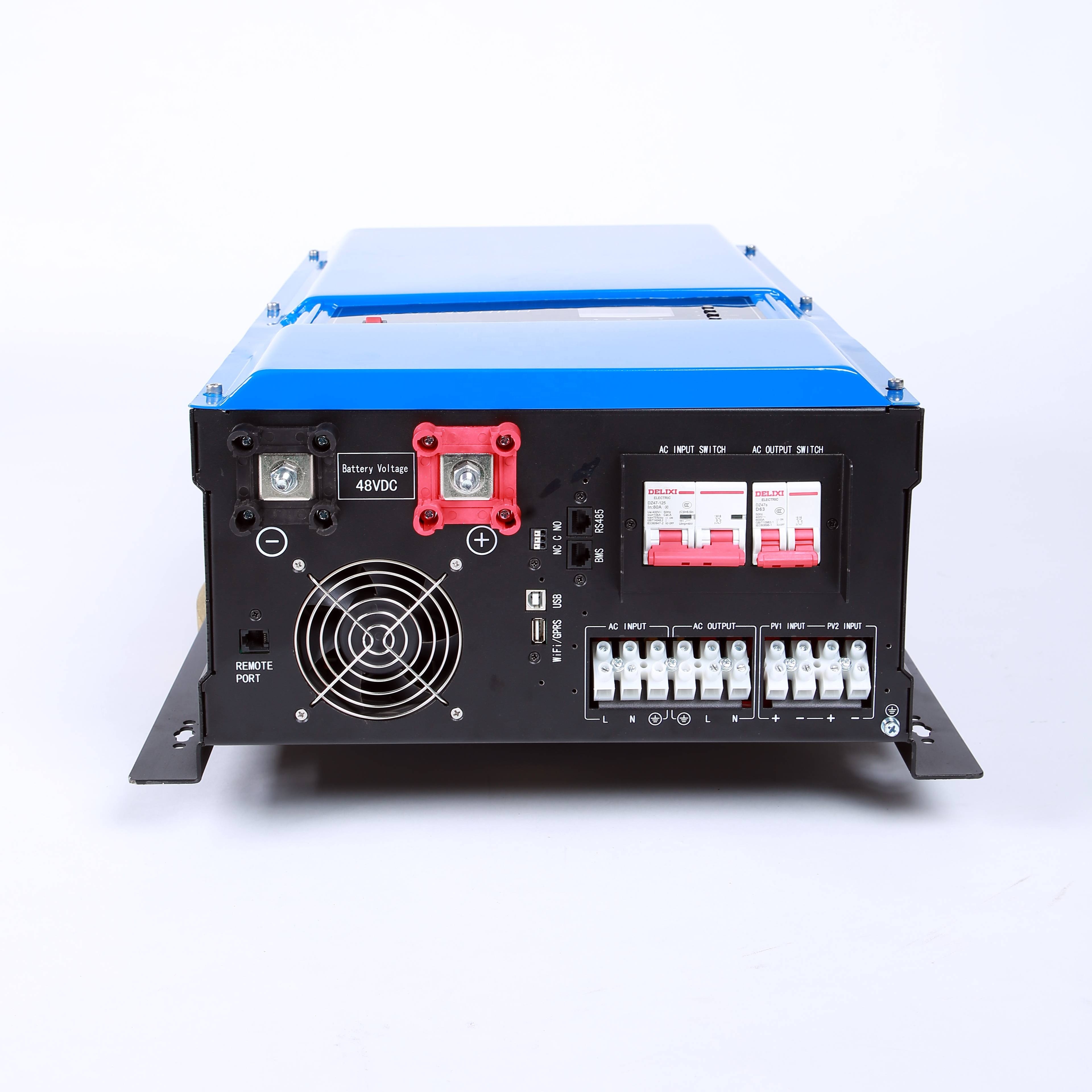 Off Grid Solar Power Inverter 48VDC Home Solar Power System 12KW