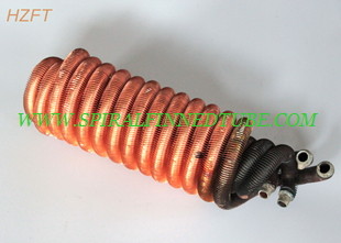 Customized Cleaning Condenser Coils Liquid Cooling / Finned Coil Heat Exchangers