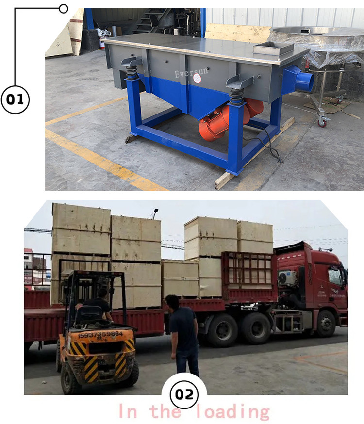 High Precise Linear Vibrating Sieve Sand Vibrating Screen For Particle Separation