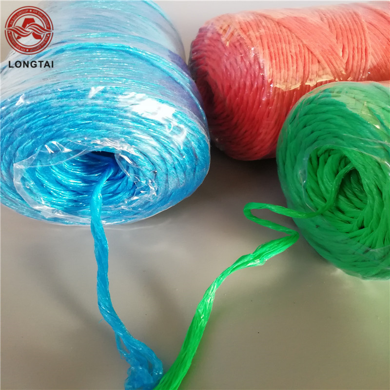Low Shrinkage Polypropylene Baling Twine 1 Ply Twisted Lashing SGS PP Baler Twine