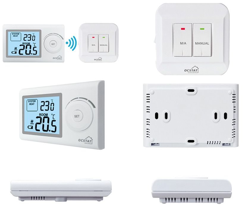 NTC Sensor Wireless Gas Boiler Thermostat For Hotel