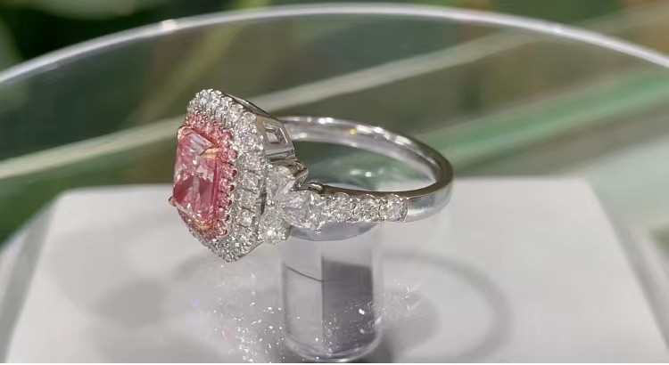 Lab Diamond Jewelry Certified Loose Diamond Custom-made Cushion Fancy Diamond Ring