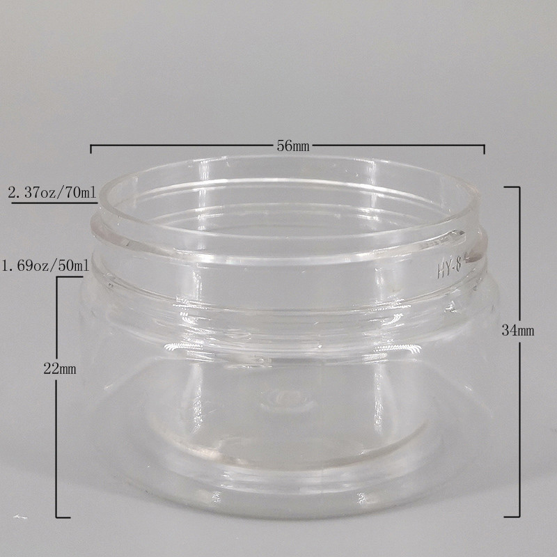 Mini Clear 10g 1.69oz Empty Cosmetic Pots