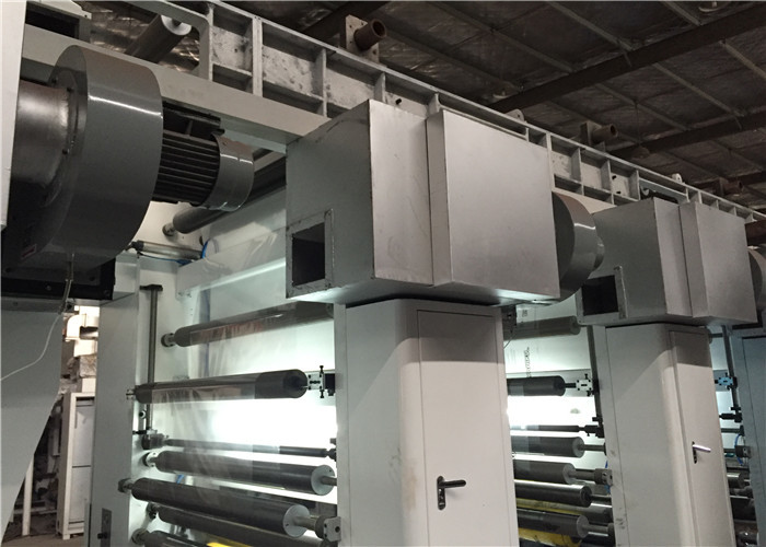 Double Station Structure Rotogravure Printing Machine For PE Aluminum Foil Material