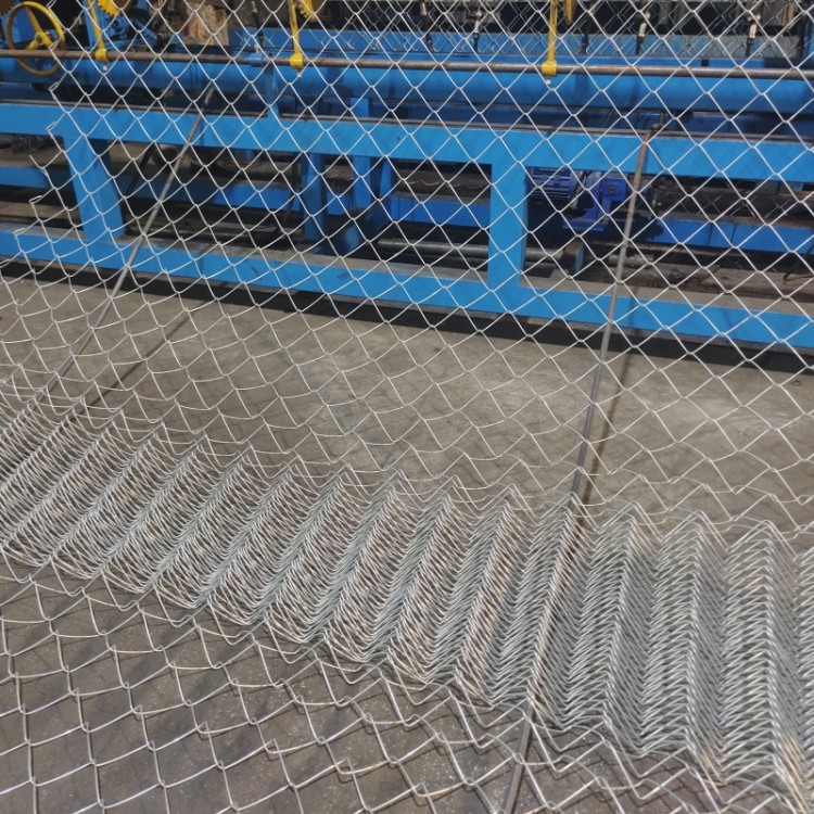 2.5mm Decorative Chain Link Fence Galvanized Powder Coated Finish Width Varies