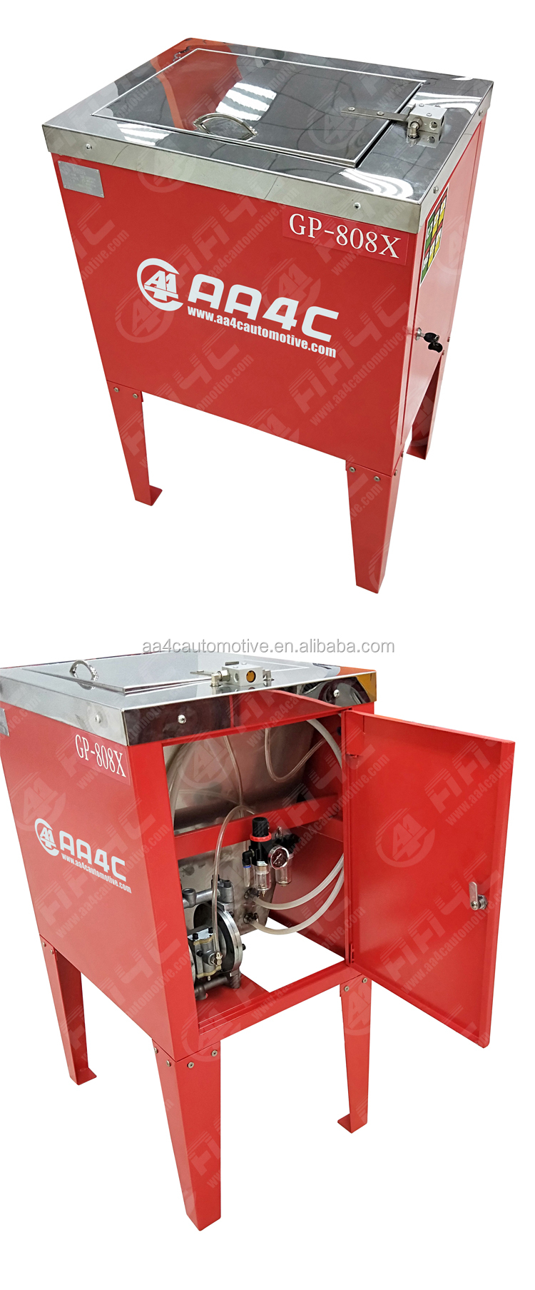 AA4C cleaning machine, Stainless steel construction , Spray Gun Washer AA-GP808X